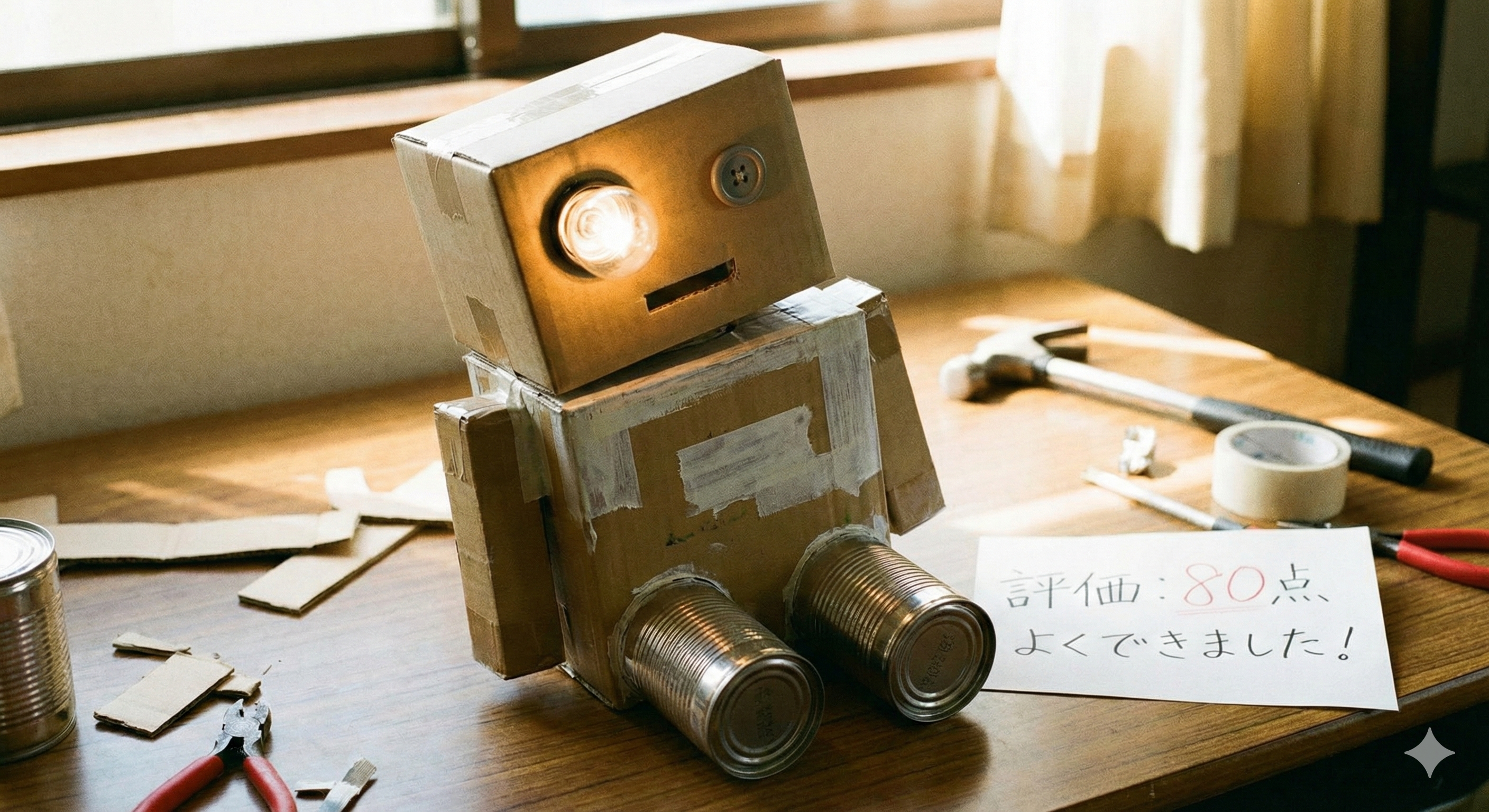 80点の工作ロボットのイメージ