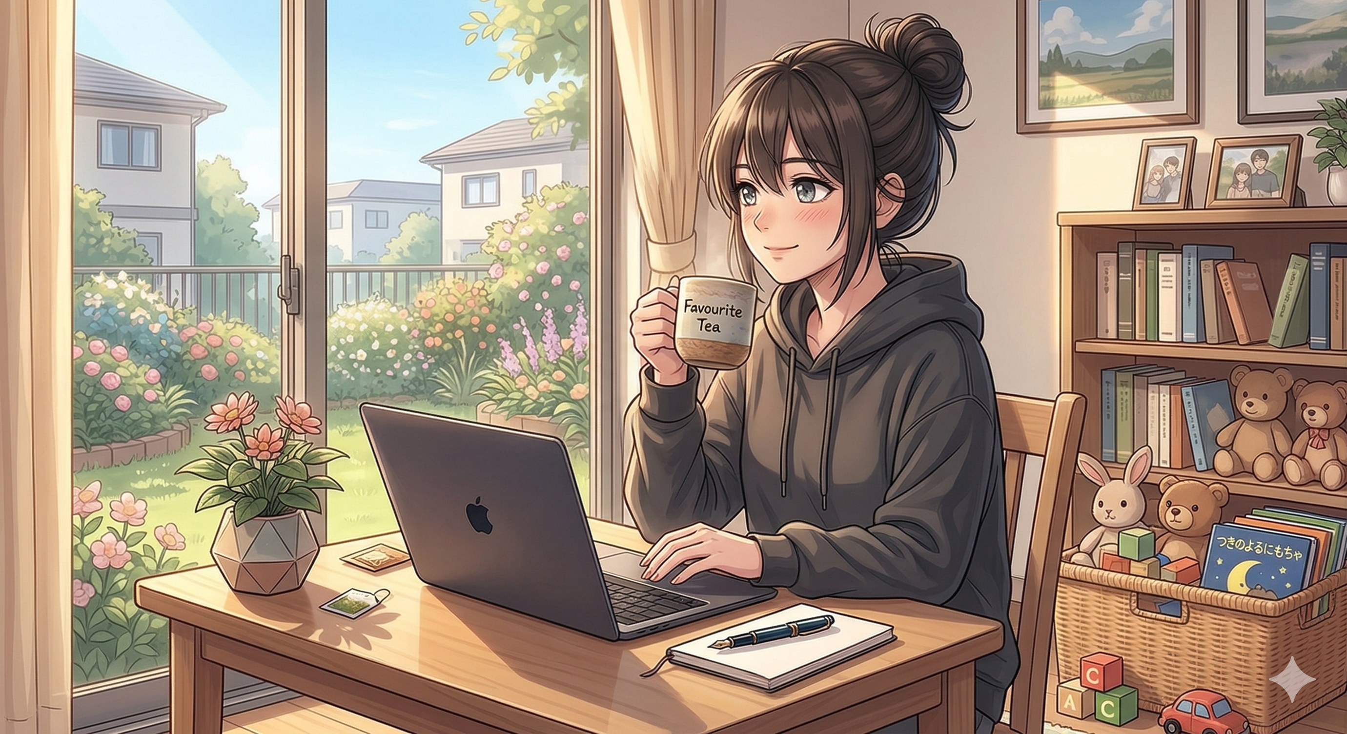 在宅ワークを効率化し、心に余裕が生まれたママ