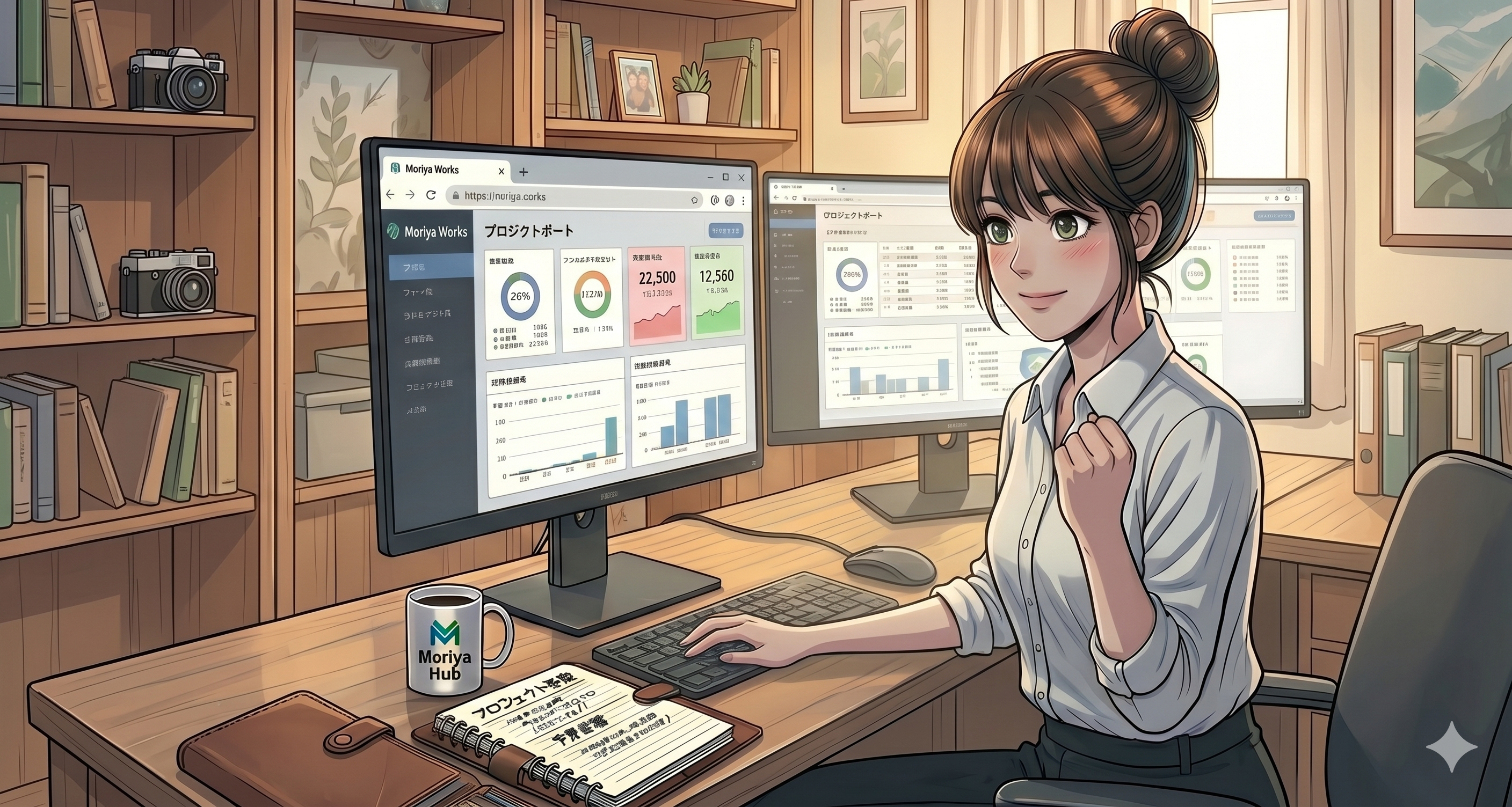 自信を得る女性