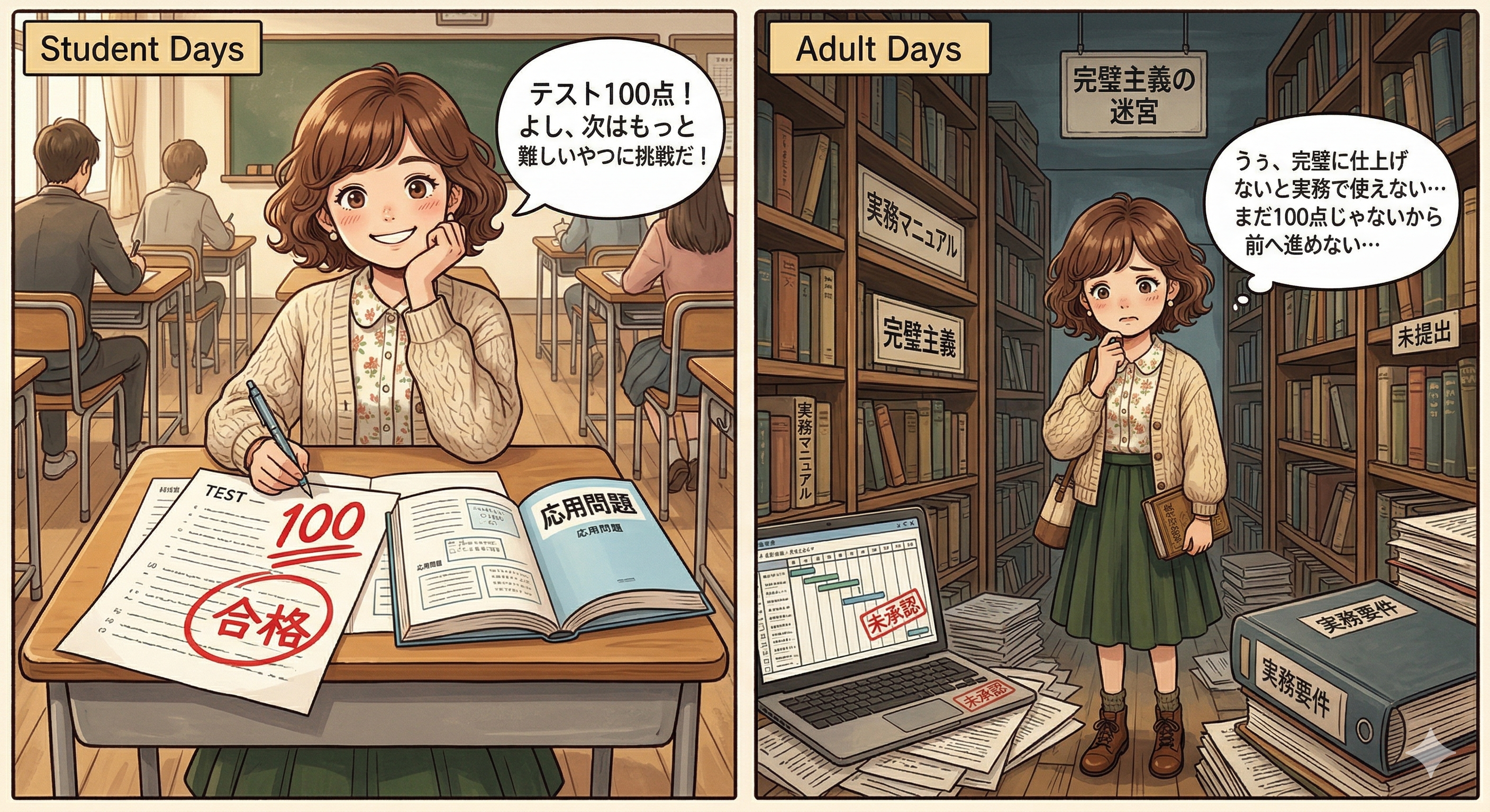 子供と大人の時の違い