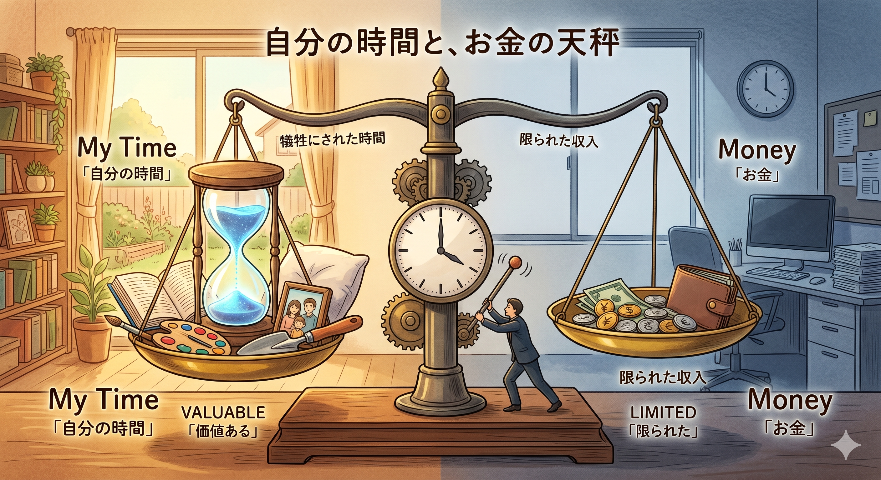在宅ワーク初心者が陥りやすい時間の切り売りと不安の構造